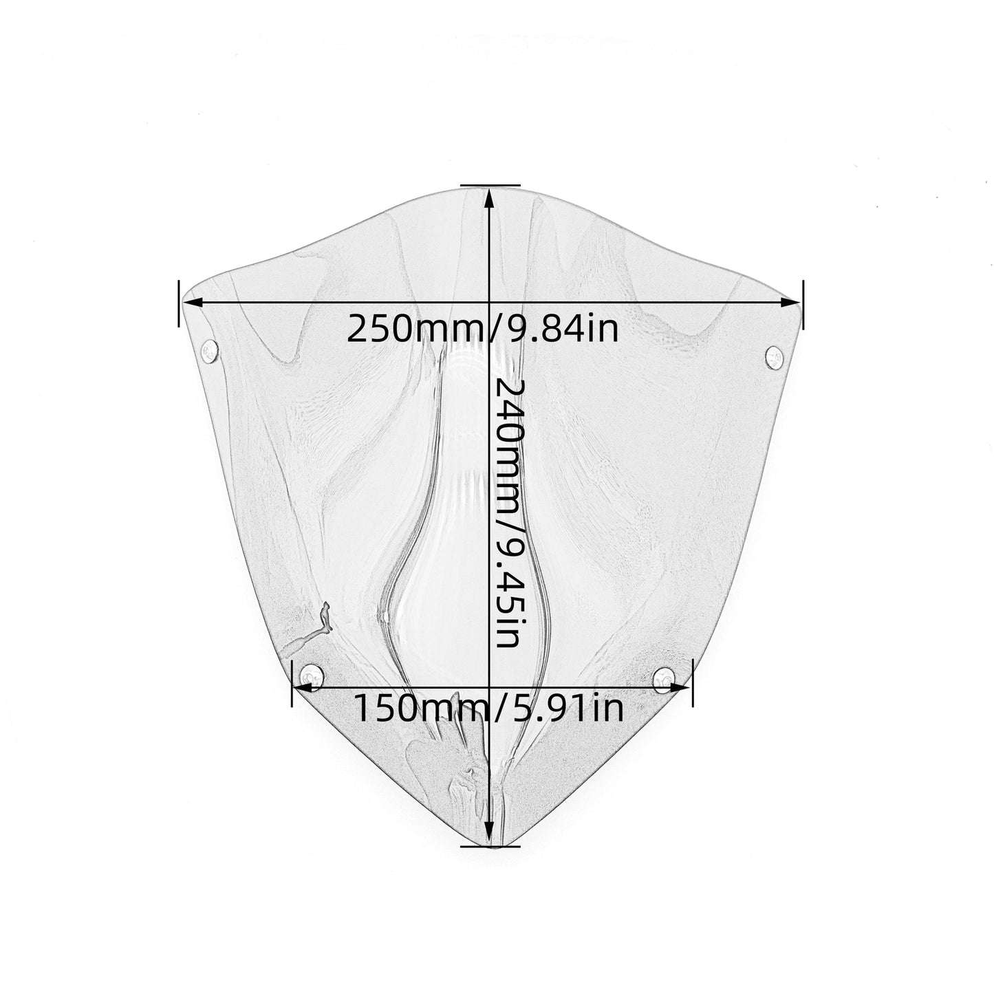 Dirt Bike Windscreen Deflector Windshield for YAMAHA MT-03 MT-25 2020 - 2021 T