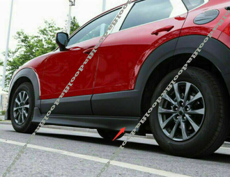 for Mazda CX-30 2020-22 Black ABS Side Skirt Extension Spoiler Lip Body Splitter