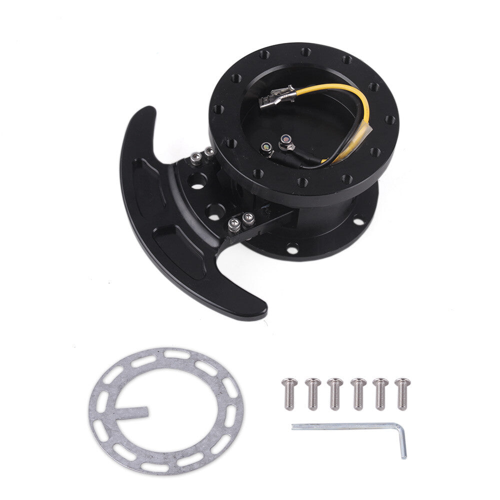 Flip Up Tilt Quick Release Steering Wheel Hub Adapter Body Snap Off Boss Kit