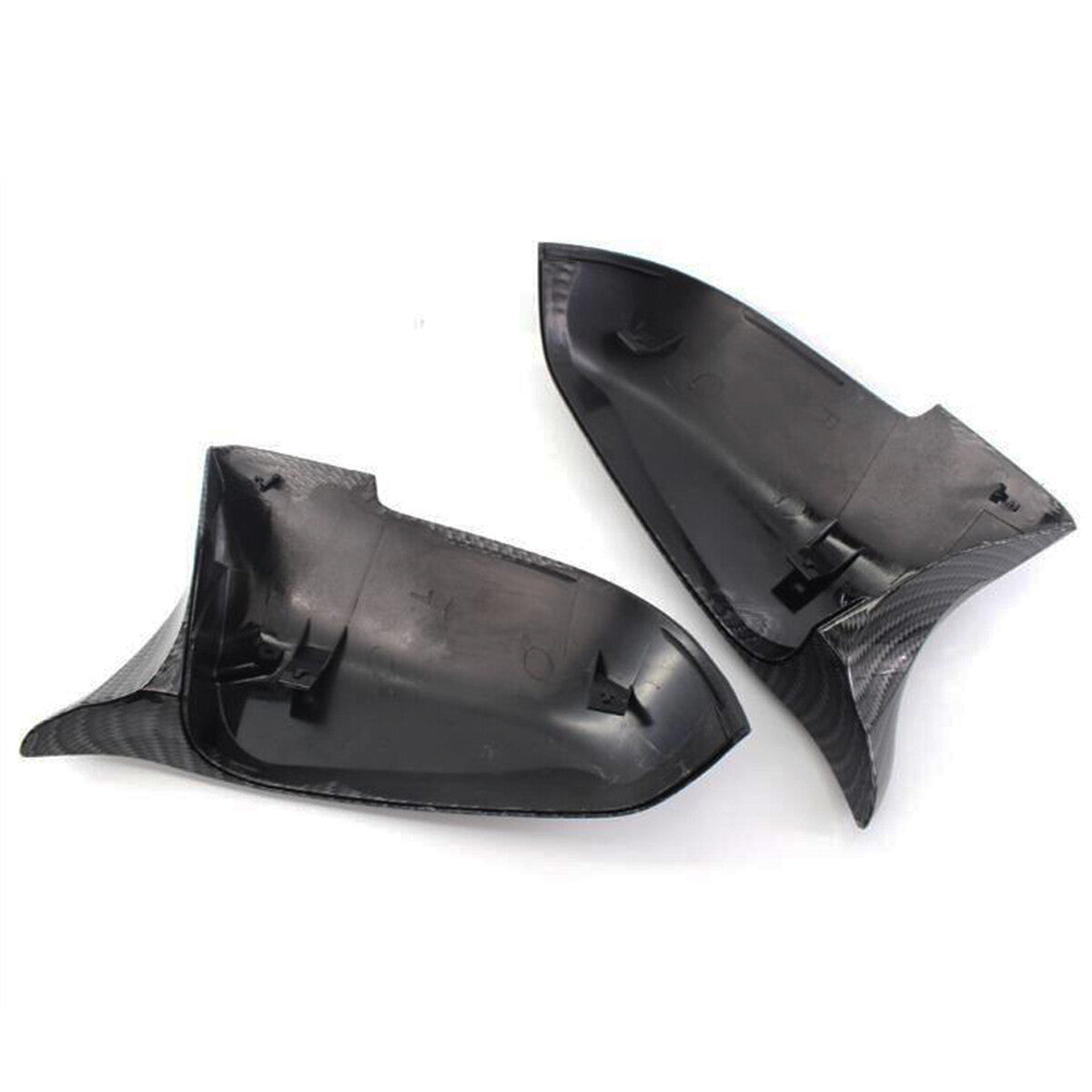 2-piece mirror caps for BMW 5 Series F10 F11 F18 LCI 2014-18 Carbon Fiber