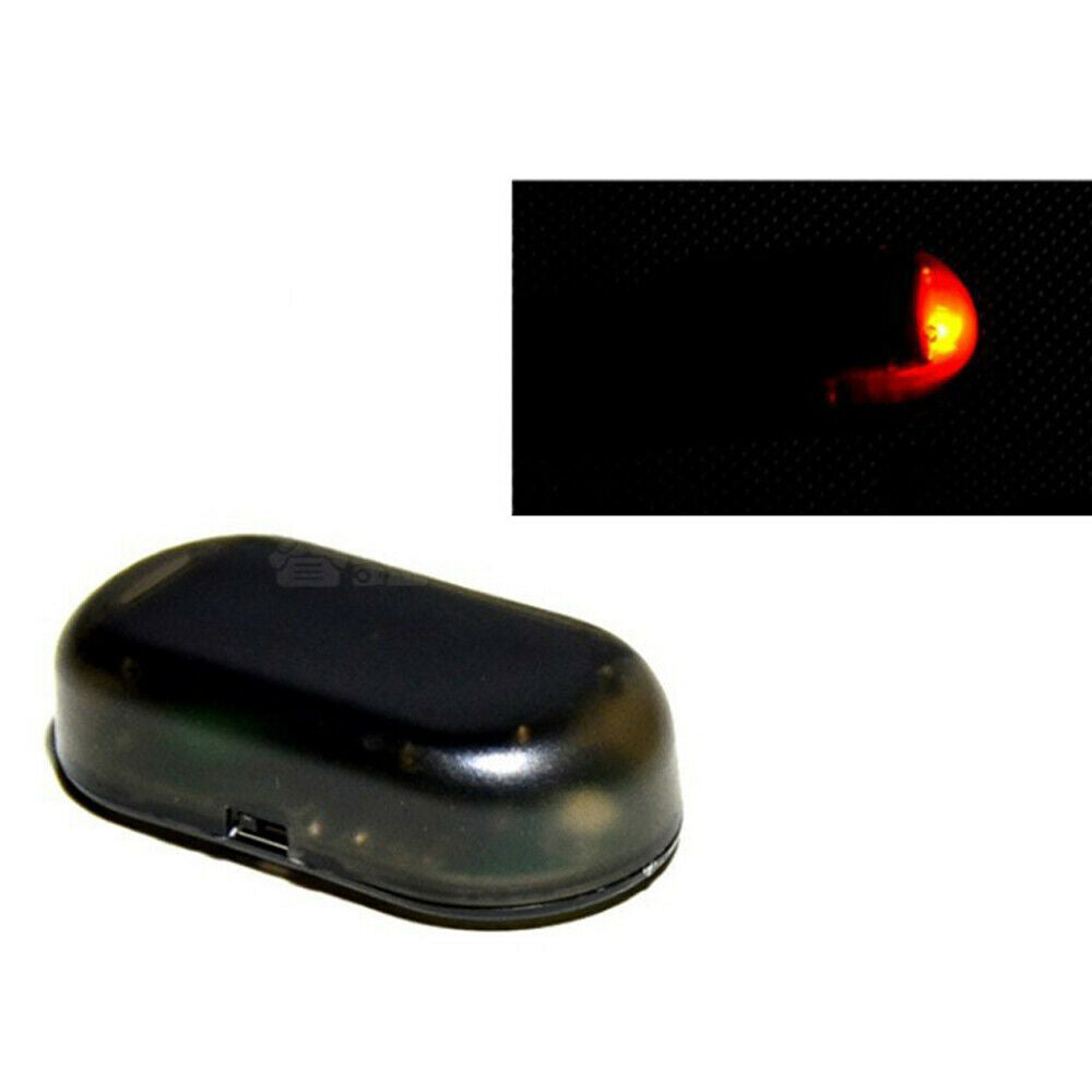 Fake Solar Simulation Anti-Theft Car Alarm Light Flash Red Security System G