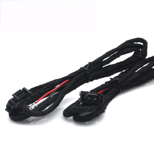 2x Retrofit Door waring light Cable harness for Audi A4 B8 A6 A3 8p 8v q7 A7 q7