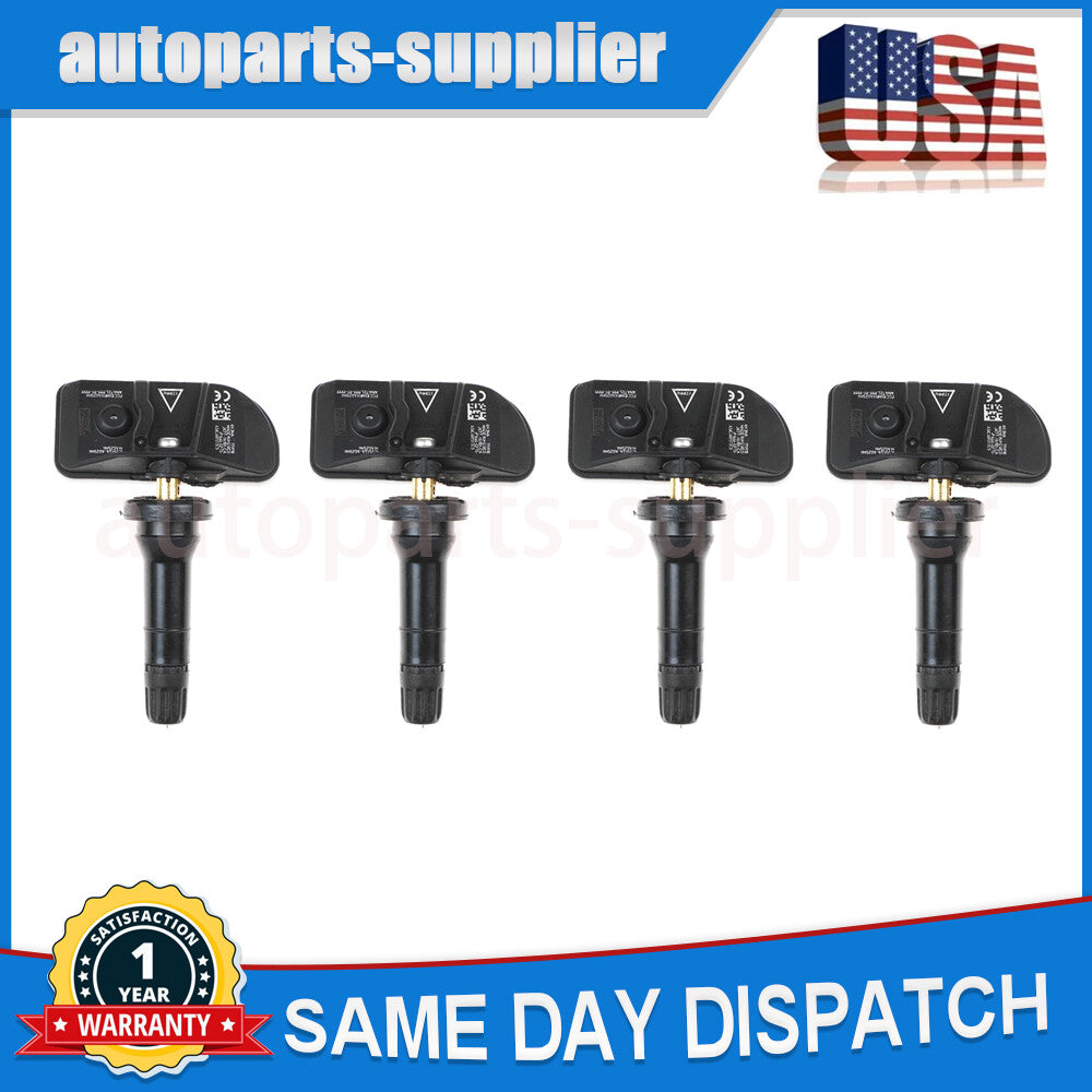 4-pack TPMS tire pressure sensors JX7T-1A180-CA 433MHz for Lincoln Pilot 2020