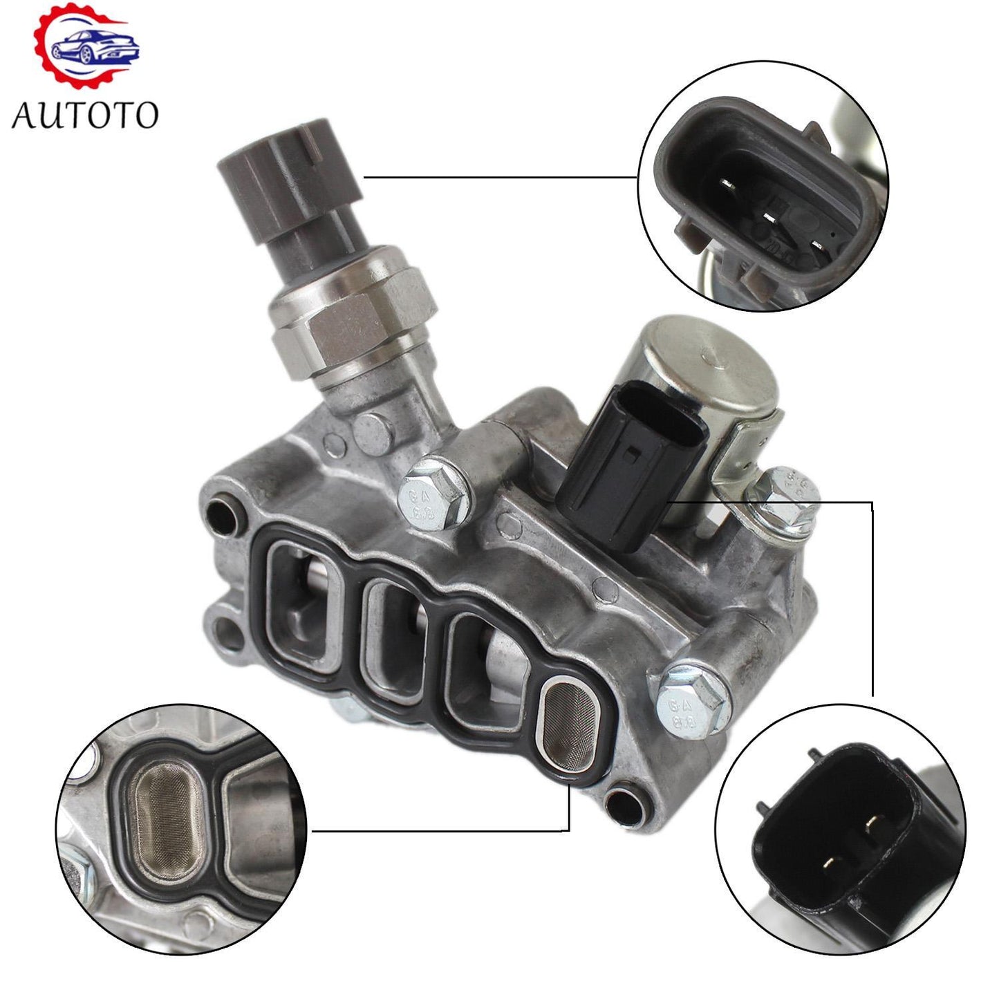 VTEC Solenoid Spool Valve w/Gasket Pilot Accord for Honda SL 15810-RKB-J01
