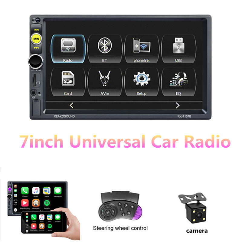 Car Radio 7 HD Autoradio Multimedia Player Audio Stereo MP5 Bluetooth Camera