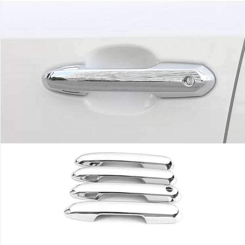 4X ABS Chrome Side Door Handle Moulding Cover Trim for Toyota Highlander 2020-24