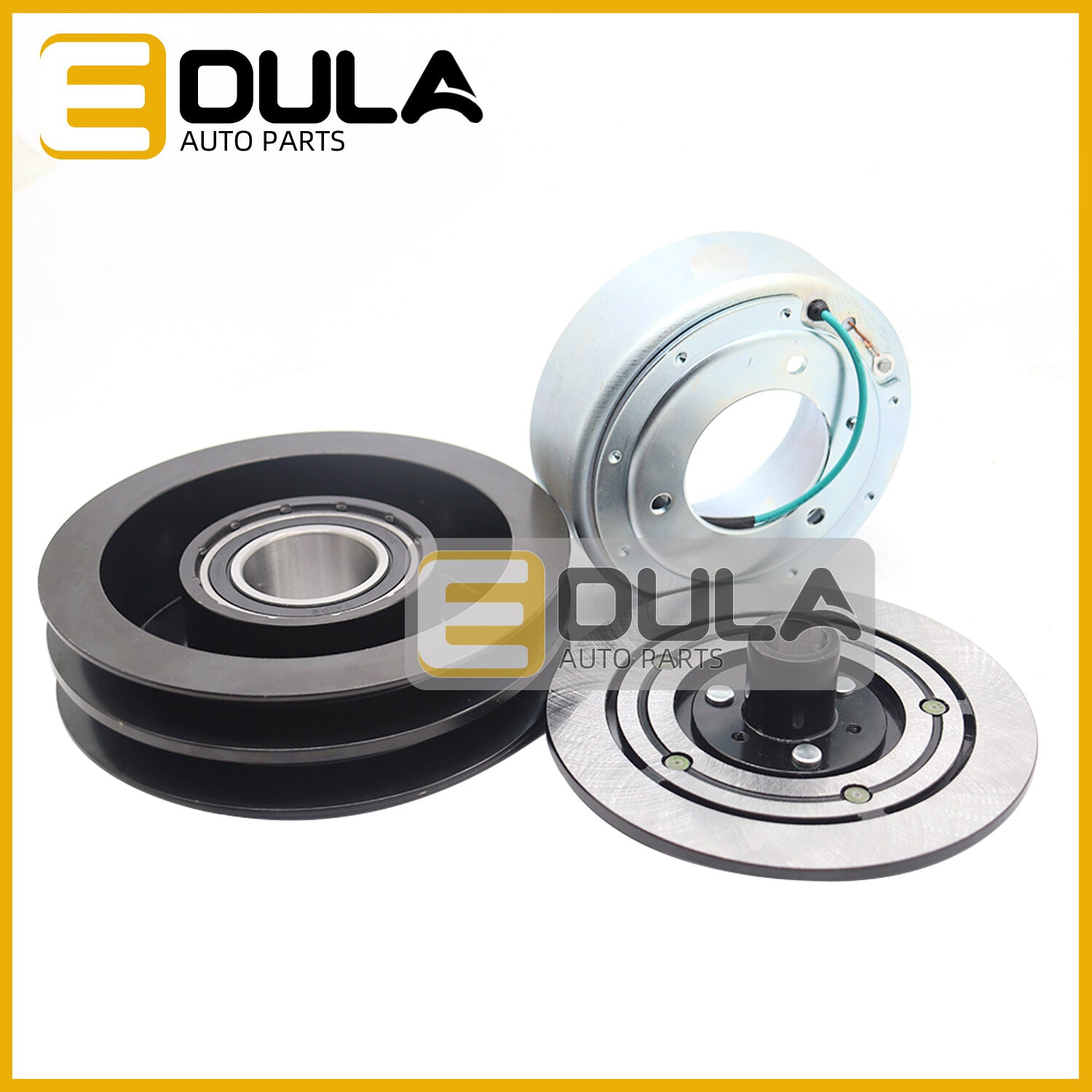 AC compressor clutch suitable for 2A TM TM31 24V 2PK, pulley diameter 154.2 mm.