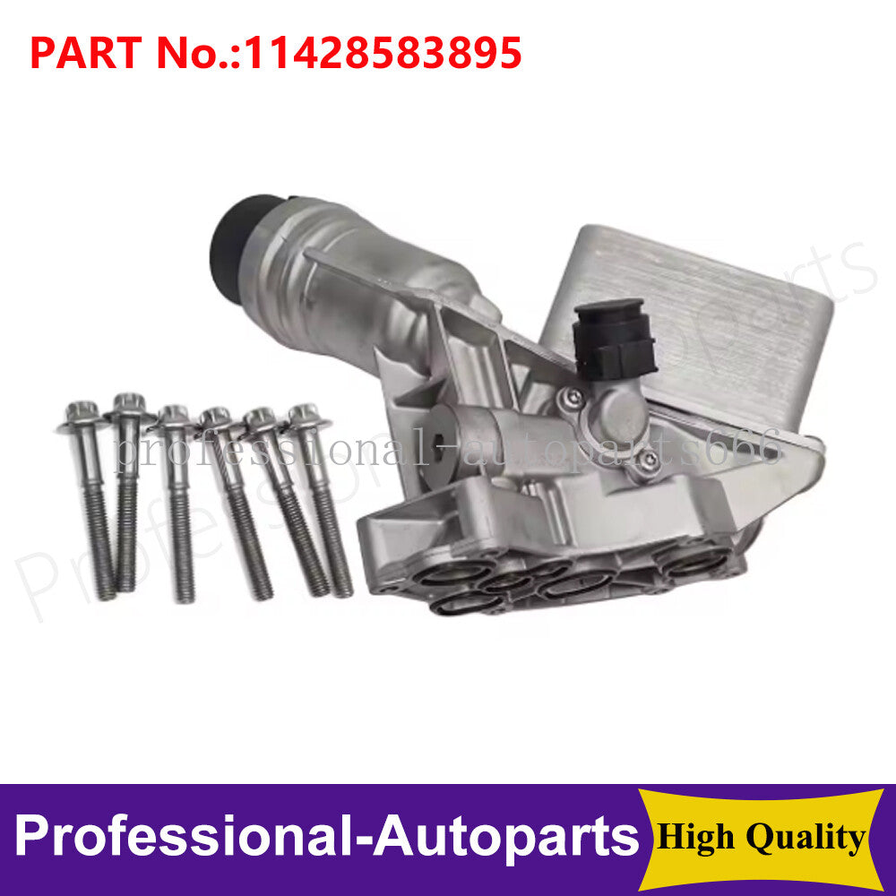 The new aluminum oil filter housing assembly is suitable for BMW 340i, 440i, 540i, 740i xDrive 3.0L
