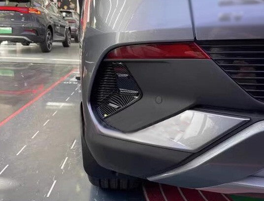 for BYD Atto 3 Rear Fog Light Lamp Eyebrow Panel Trim Cover Car Accessories 2023