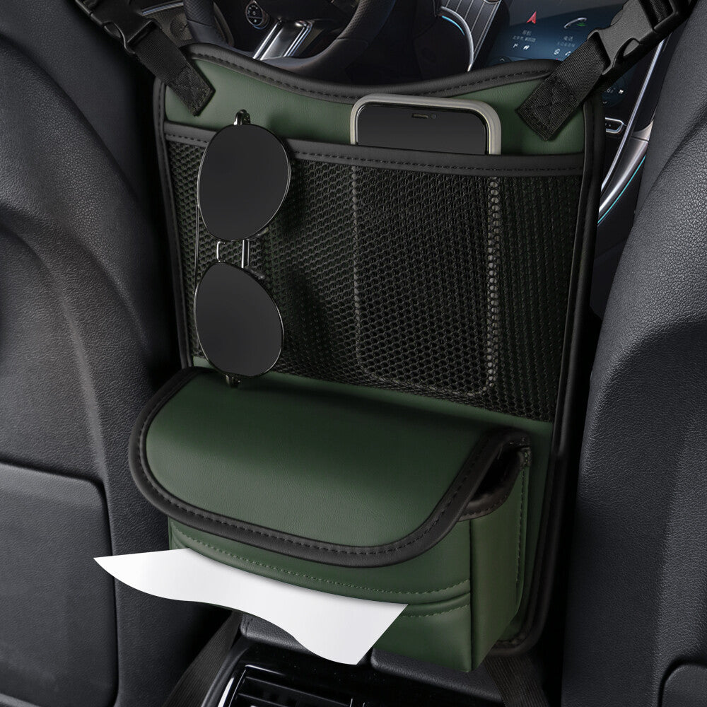 Car Pocket Handbag Holder Organizer Between for Seat Side Storage Phone Leather Bag