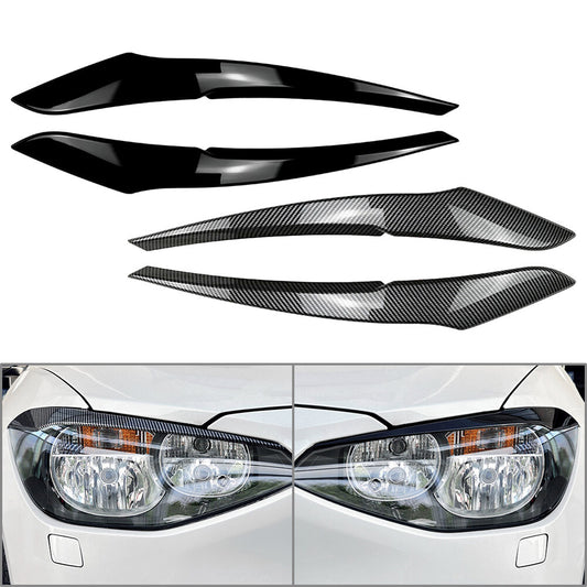 Headlight Eyebrow Eyelid Cover Trim for BMW 1 Series F20 F21 Base Version 11-14