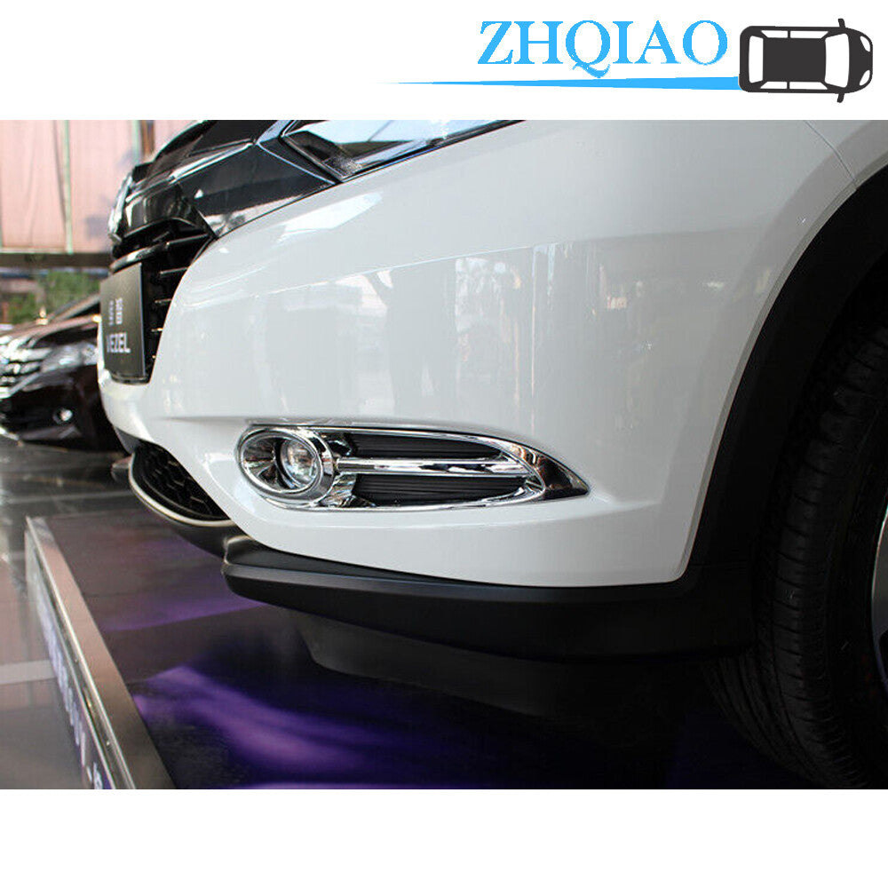 Chrome Car Front Fog Light Lamp Cover Trim Fits for Honda Vezel HR-V 2014-2015