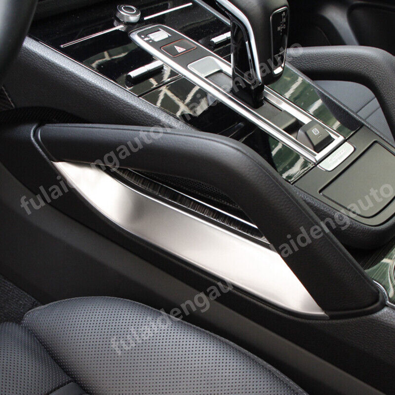 2P for Porsche for Cayenne 2019-2023 Silver Central Control Armrest Lower Cover Trim