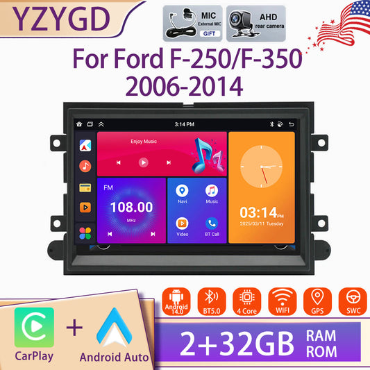Android Carplay Car Stereo Radio for Ford F-250 F-350 2006-2014 GPS Navi Screen
