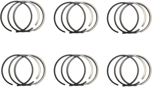 6pcs 6D125E Piston ring 6150-32-2030 for Komatsu 6D125E 6D125E-1 Engine