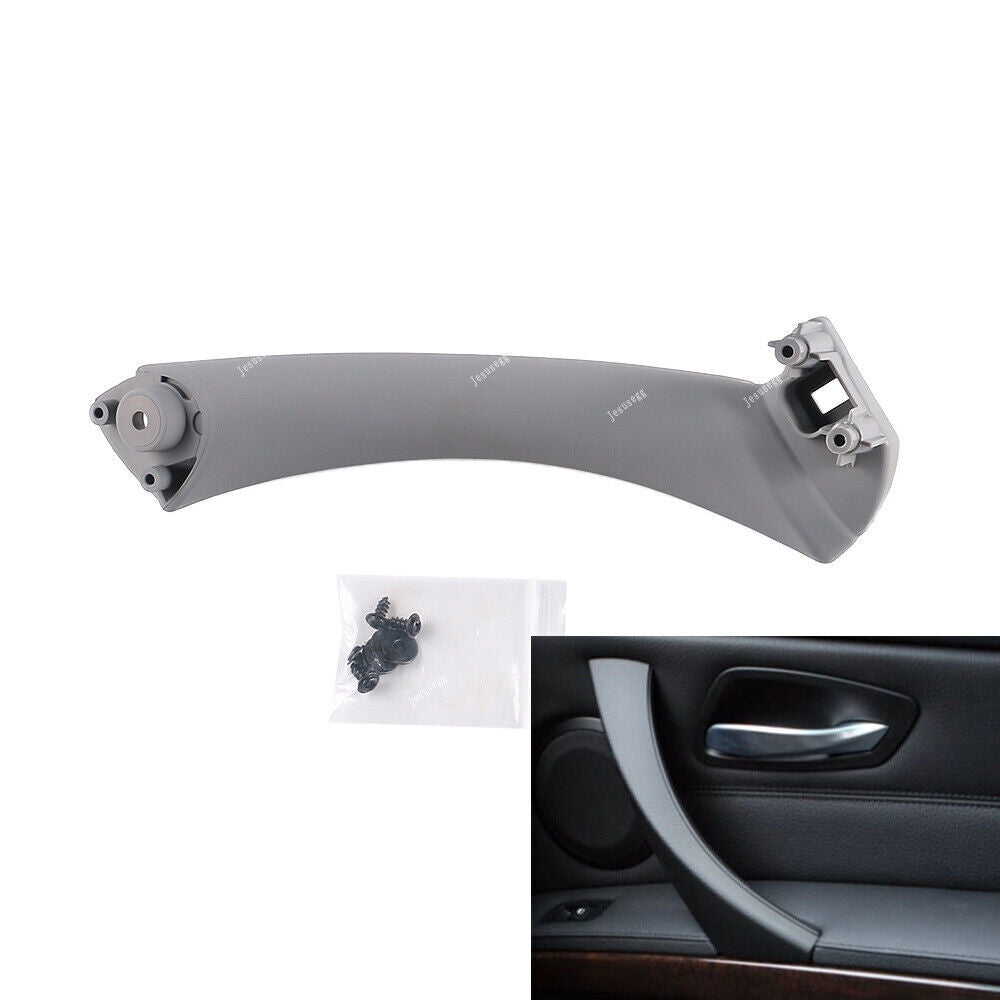 Right side Inner Door Panel Handle Pull Trim Gary for BMW E90 E91 3 Series 06-12