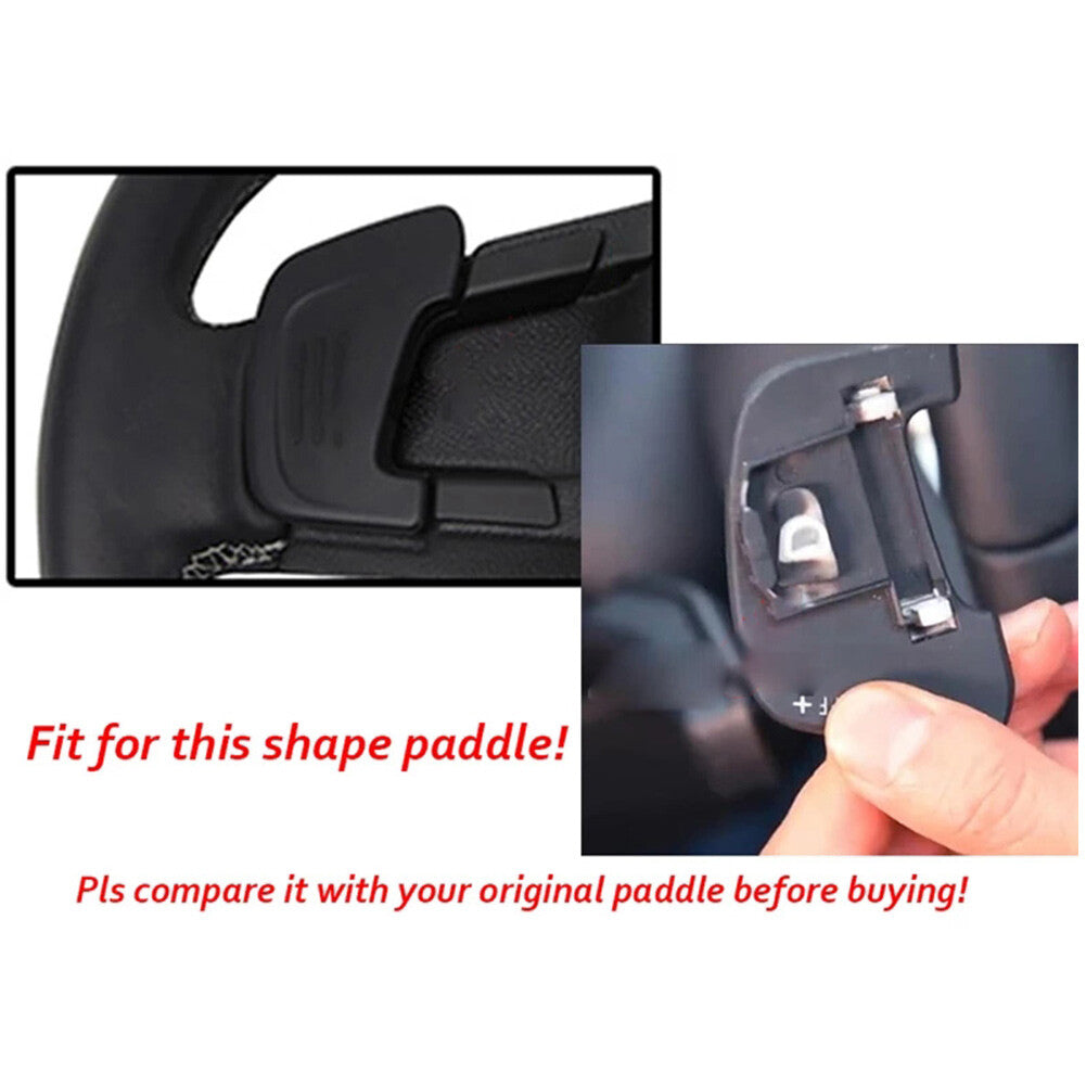 Fit for VW for Golf 7 Lamando for Jetta Black Steering Wheel Shift Paddle Shifter Extension