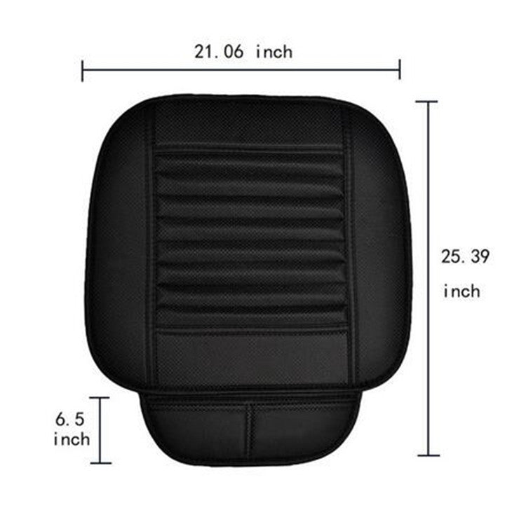 1Pc Car for Seat Cover Protect Cushion Mat PU Leather Bamboo Charcoal Full Surround