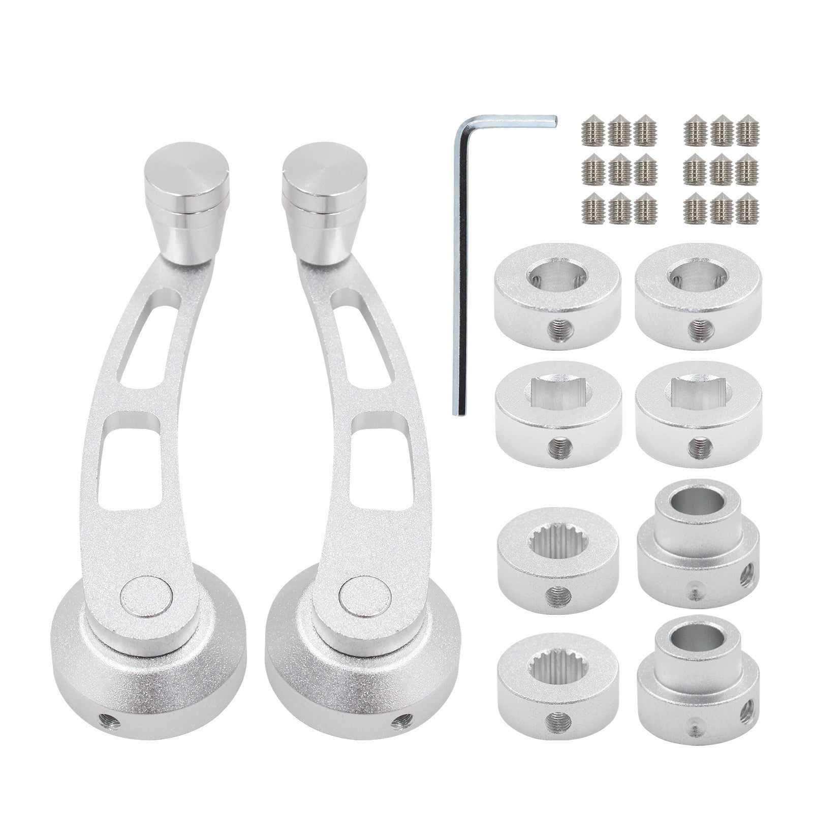 Car window crank winding machine, aluminum car and truck door and window crank winding machine