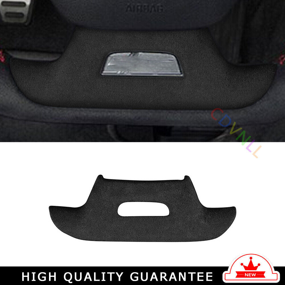 Car Steering Wheel U Type Cover Trim 1 for Chevrolet Camaro 2016-20 Gray Suede