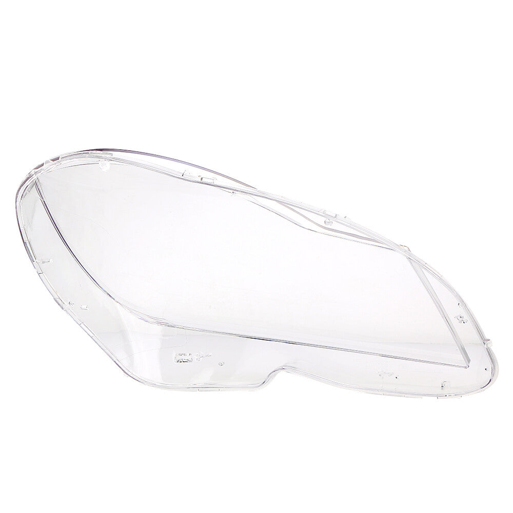Right front headlight protective cover with transparent lens, suitable for Mercedes-Benz C-Class W204 (2011-2015).
