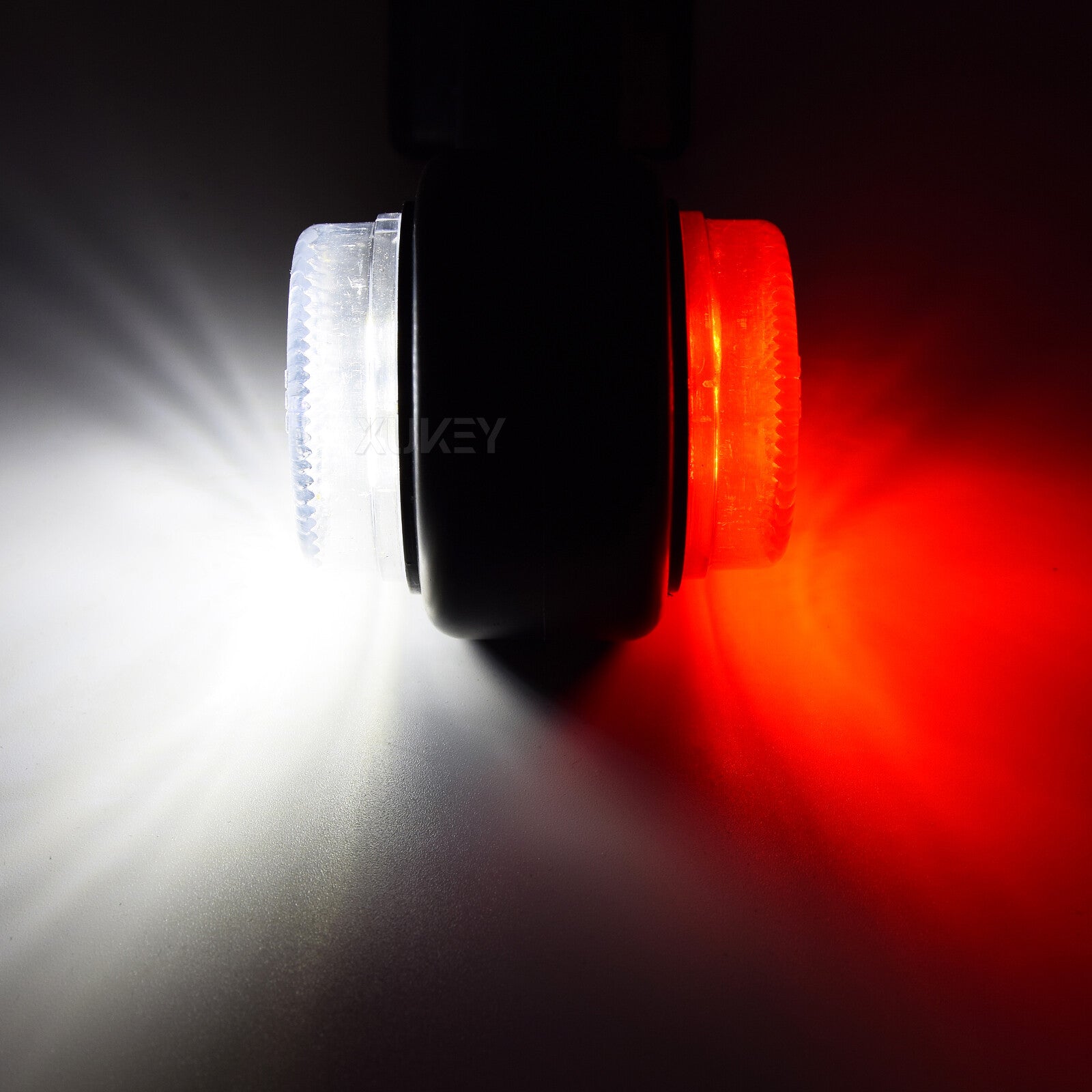 Red White Side Marker Lamp Clearance Truck Trailer Tractor LED Position Light 2x