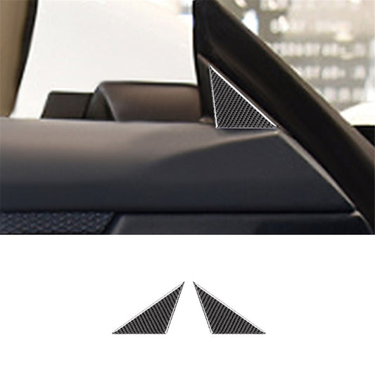 Carbon Fiber A-Pillar Triangle Trim for Porsche Taycan 2019-2022