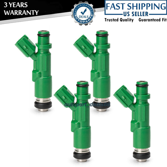 23250-21020 Set of 4 Fuel injectors for Toyota Echo Prius for Scion XA XB 1.5L 01-09