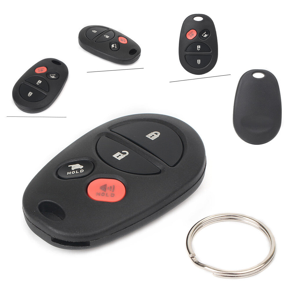 Remote Entry Key Fob Replacement for Toyota Highlander Sequoia Gq43vt20t New Car