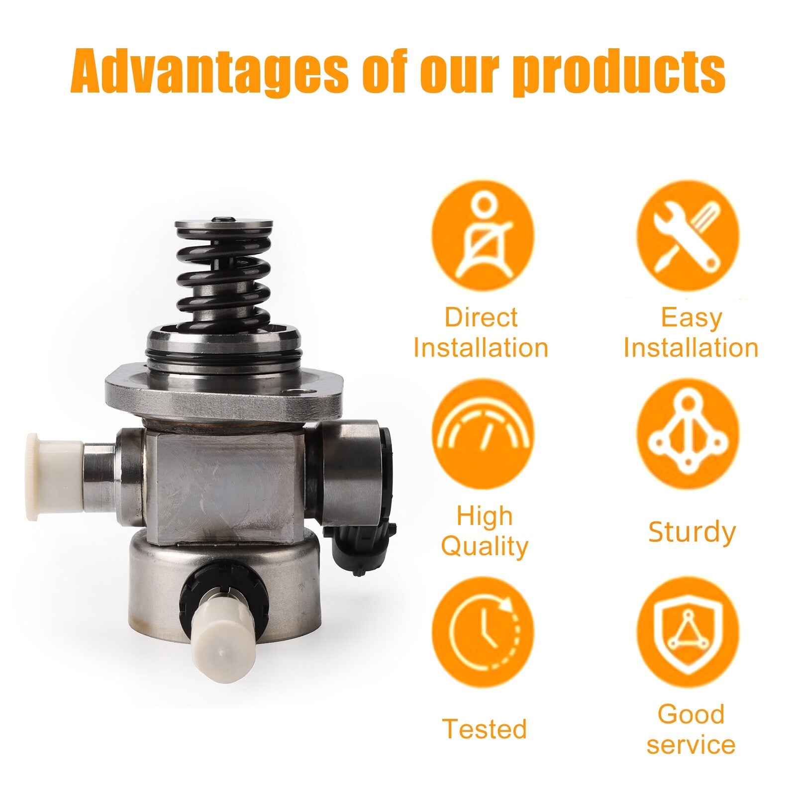 High-pressure fuel pump 35320-3C220 is suitable for Kia Cadenza, Sedona, and Sorento.