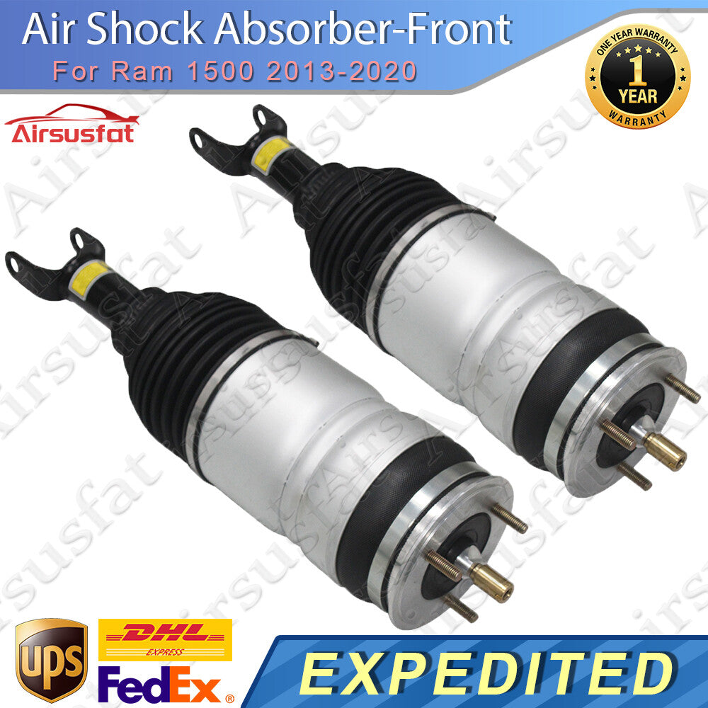 2x Front LeftRight Air Suspension Shock Upgrading Type for Ram 1500 2013-2020