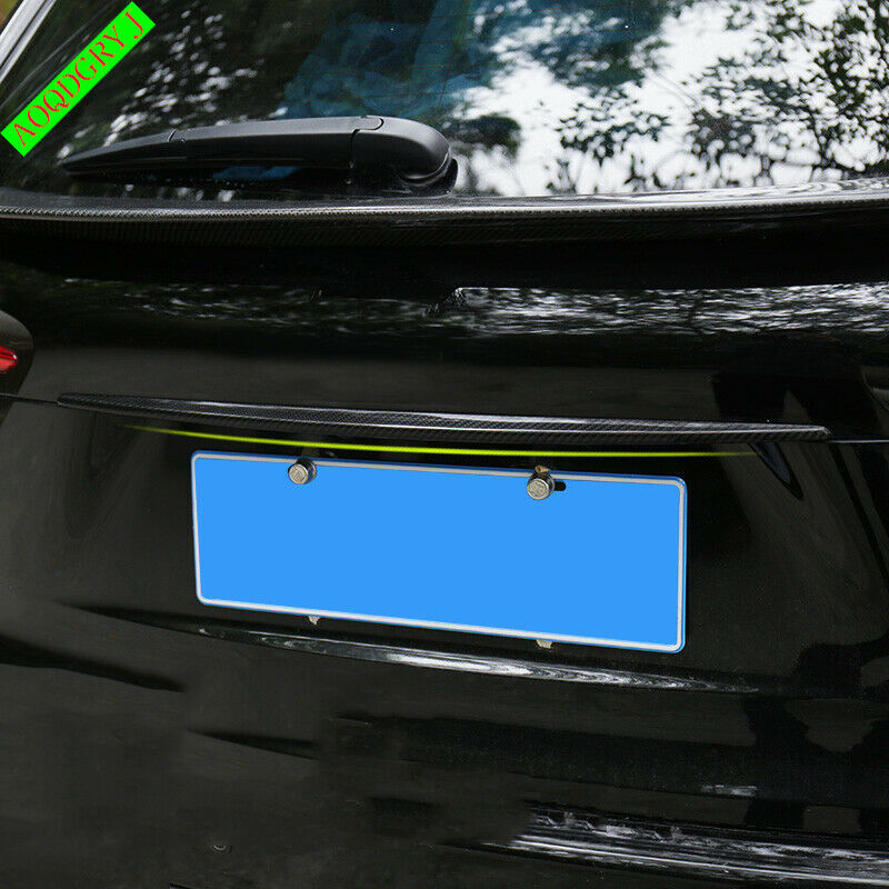 Carbon Fiber Rear Trunk License Upper Strip Trim for LEXUS NX200t 300h 2015-2017