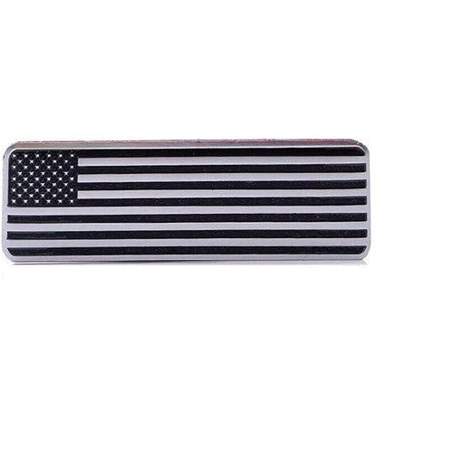 Car 3D Metal American Flag Sticker Decal Body Emblem Decor Accessories Black