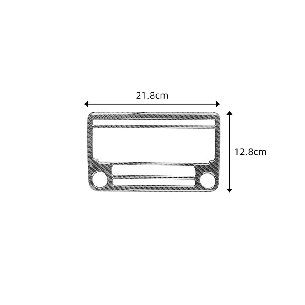 Carbon fiber radio without navigation trimming for Volkswagen for Jetta sedan 2011-2014 B