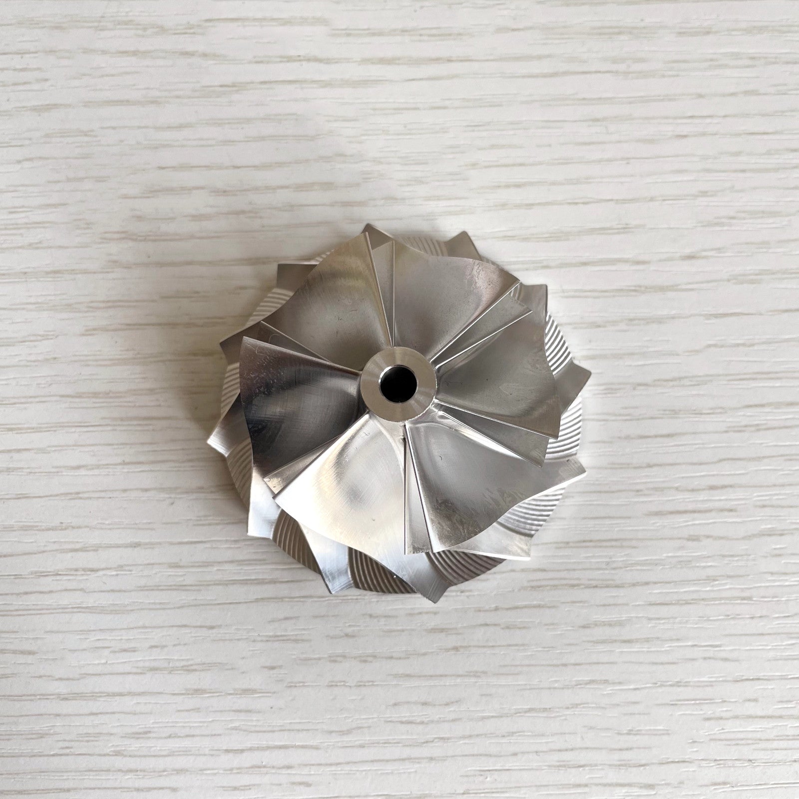 RHF5 Reverse 54.00/71.00 mm 6+6 Blade Turbine Milling/Burnt Compressor Wheel