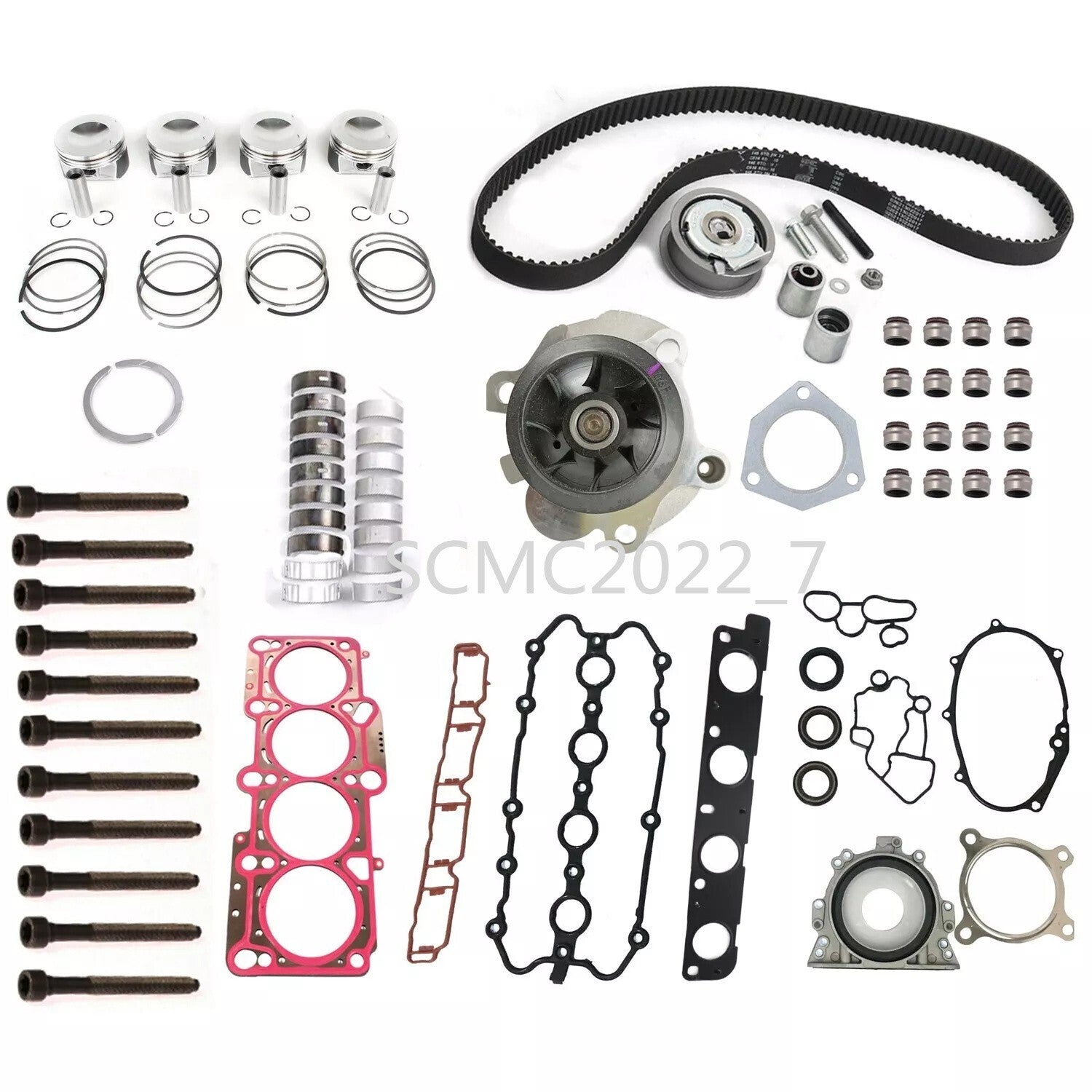 Engine Rebuild Service Kit Piston ¦µ82.5MM Seal Timing for VW for AUDI for SEAT AXXBWABPY