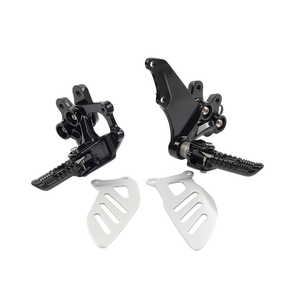 Front Rider Footrests Foot Pegs Bracket for Suzuki GSXR600 GSXR750 2006-2010