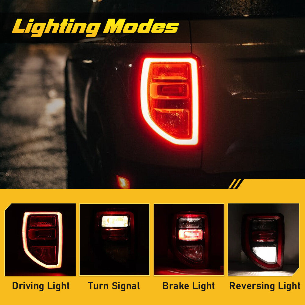 M1PZ-13405-A For 2021-2023 for Ford Bronco Sport LED Tail Light Brake Lamp Driver