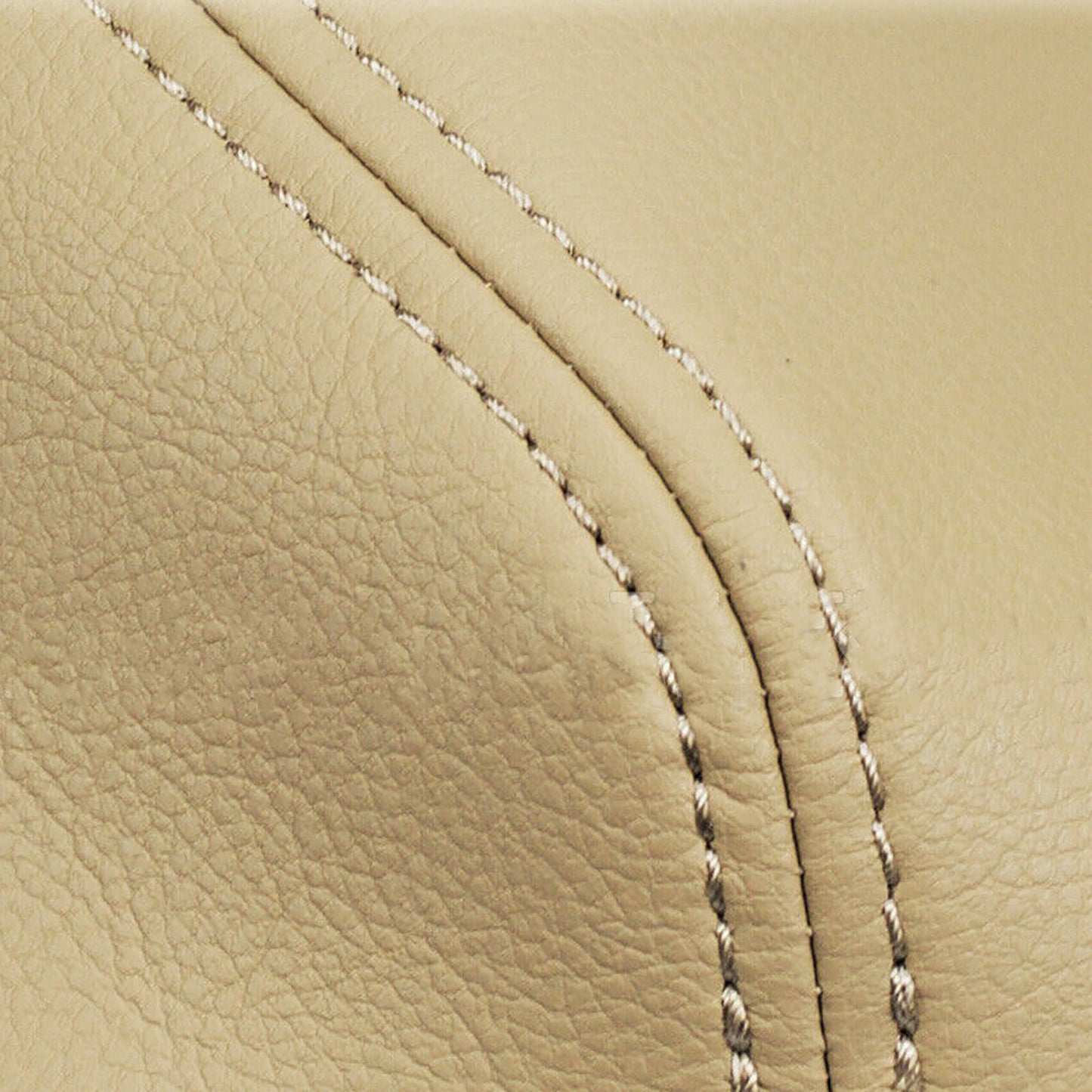 2X Leather Console Lid Armrest Cover Skin for Acura RL 2005-10 Trim Beige Tan