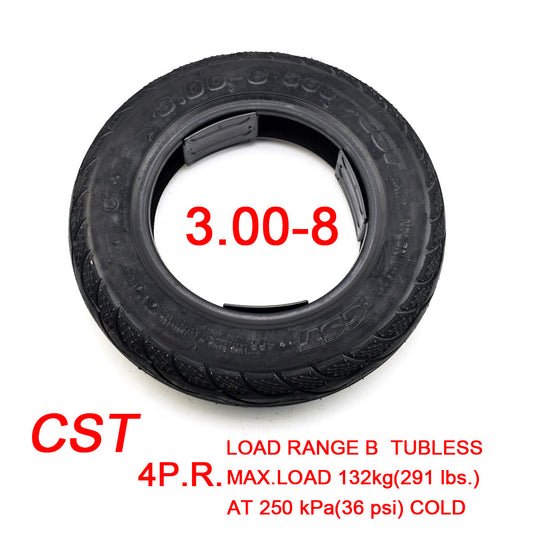 3.00-8 Scooter Tubeless Tire 300-8 Vacuum tyre Electric Scooters Warehouse
