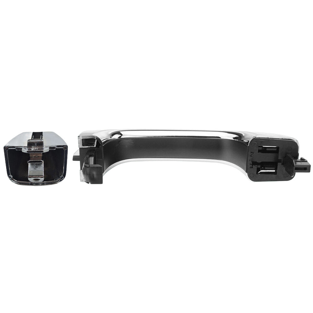 Fits For H3 06-10 H3T 09-10 4x Exterior Door Handles Cover Chrome Set