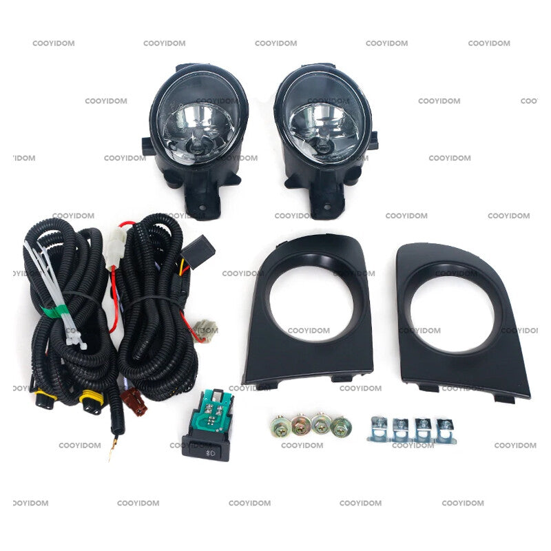 1 Pair Front Bumper Fog Lamp set Halogen Light for Nissan Sentra Sunny 2004-2008
