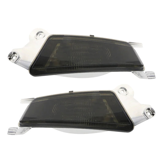 Set of 2 Rear Bumper Fog Light Smoky Black for Range Rover Evoque 2012-2019