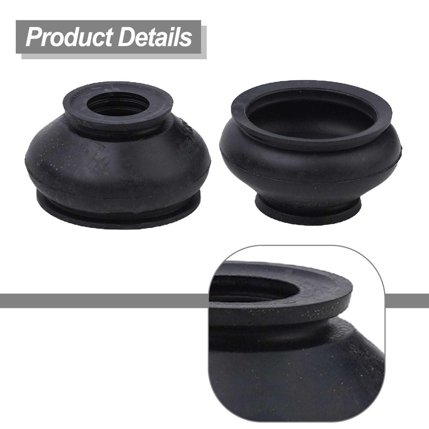 Dust Boot Covers Accessories Ball Joint Boots Black Parts