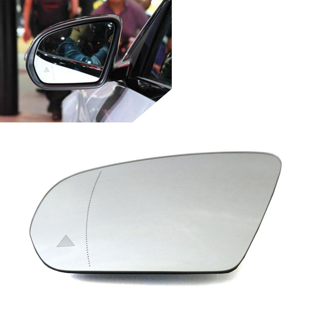for Mercedes-Benz W205 W222 2014-2016 Driver Side Mirror Glass W/Heat Blind Spot
