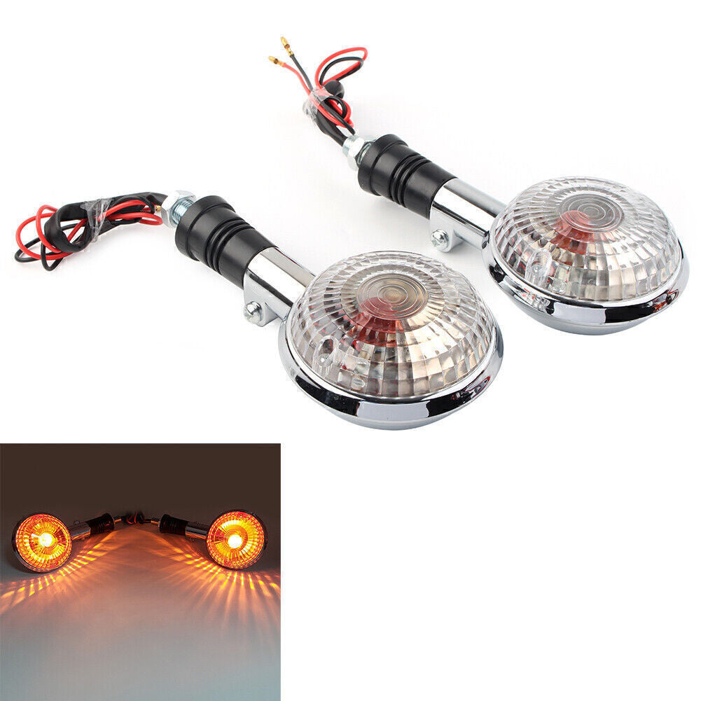 Turn Signal Indicator Light For Vstar XVS XV400 1300 650 1100 V-MAX 1200 White