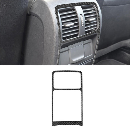 Carbon Fiber Rear Air Vent Frame Cover Trim for Volkswagen for Passat 2006-2011
