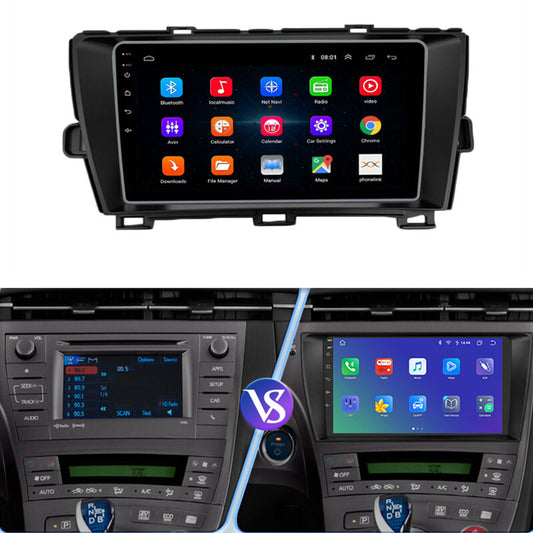 Car 9inch Android Radio Multimedia Video Player GPS Navi FM Stereo Prius 09-14