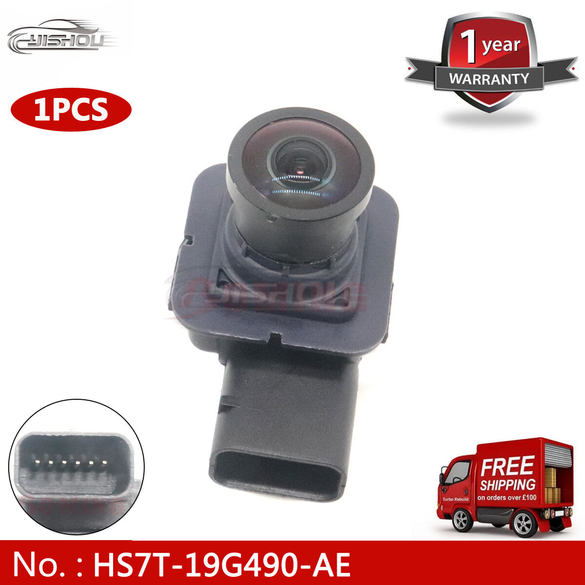 HS7T-19G490-AE Rearview Parking Assist Backup Camera for 2017-2020 for Ford Fusion