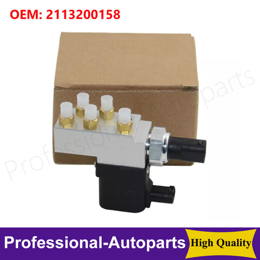 Air suspension compressor control valve block suitable for Mercedes E350 E500 CLS500